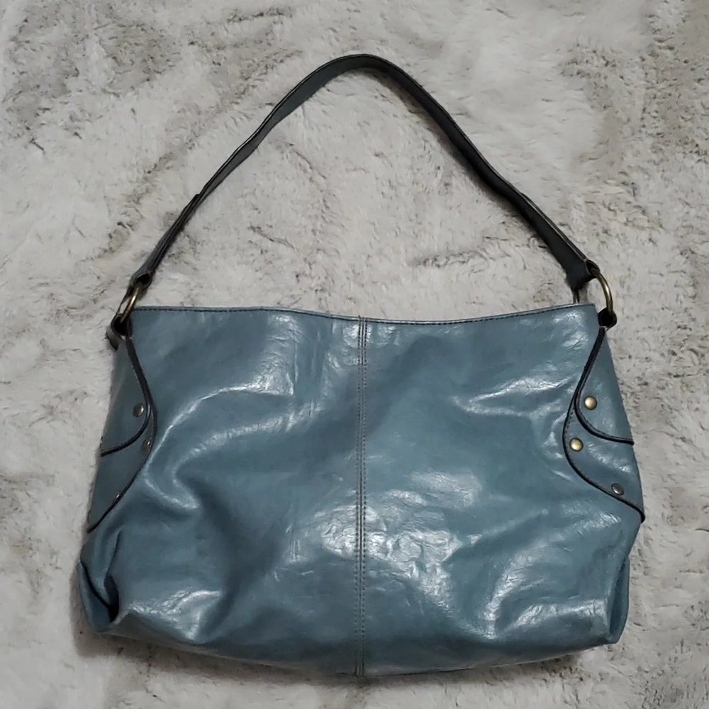 Axcess by Liz Claiborne blue hobo shoulder bag